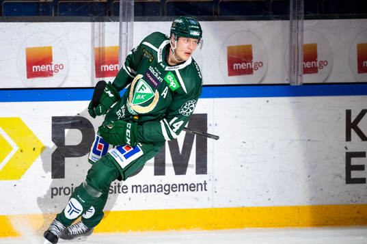 Färjestads Victor Ejdsell jublar