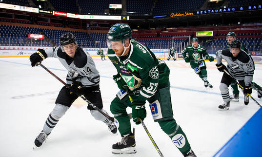 s Isak Salqvist och Färjestads Pontus Widerström
