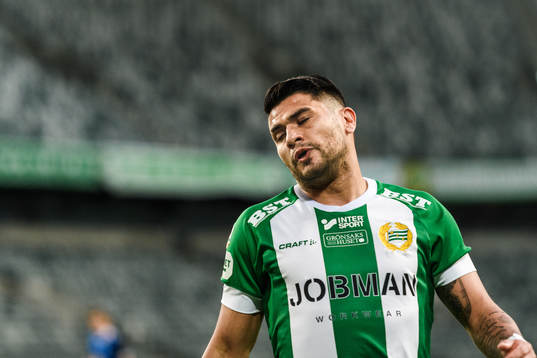 Paulinho of Hammarby looks dejected