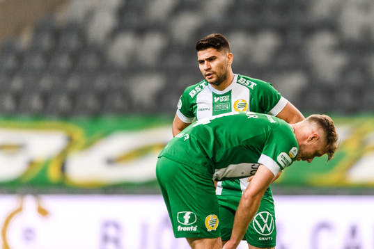 Paulinho of Hammarby looks dejected