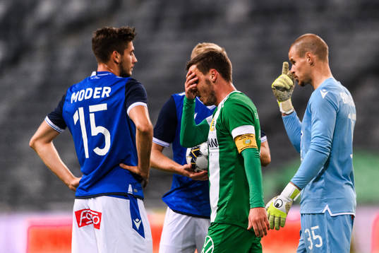 Jeppe Andersen of Hammarby looks dejected