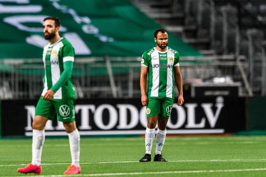 Serge-Junior Martinsson Ngouali of Hammarby looks dejected