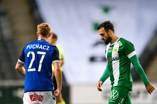 Abdul Khalili of Hammarby looks dejected