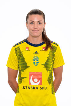 Pauline Hammarlund of the Swedish women's national football