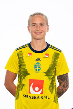 Filippa Curmark of the Swedish women's national football