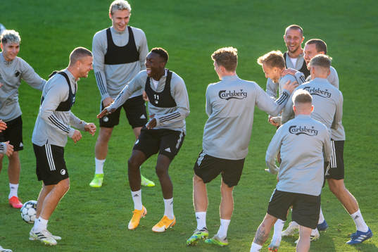 FC Köpenhamns Ragnar Sigurdsson, Mohamed Daramy och Pierre