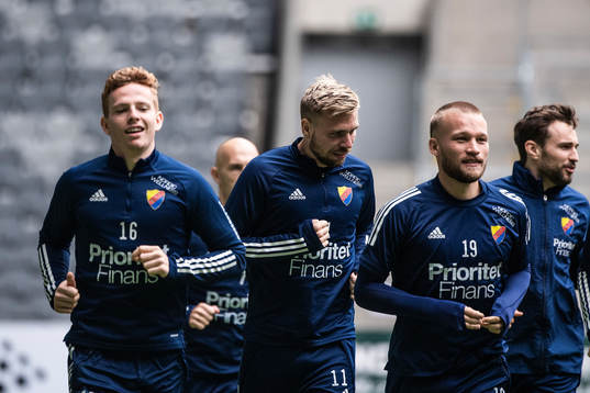 Djurgårdens Aslak Witry, Jonathan Ring och Nicklas