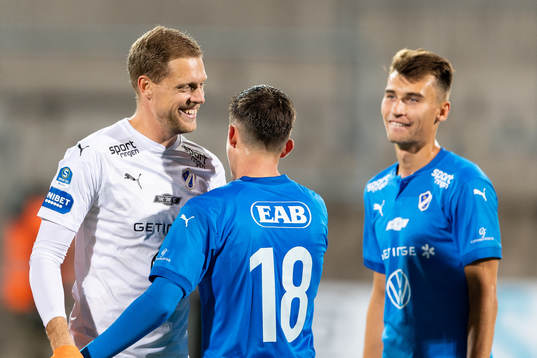 Halmstads målvakt Malkolm Nilsson Säfqvist