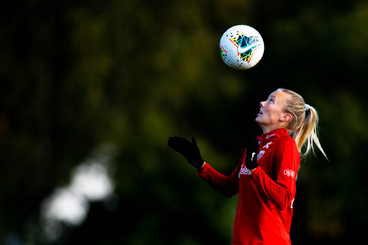 Synne Sofie Kinden Jensen of the Norwegian women’s