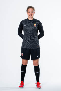 Goalkeeper Ida Norstrøm of the Norwegian women’s