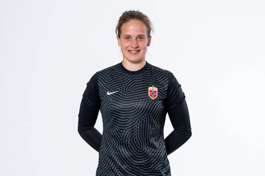 Goalkeeper Ida Norstrøm of the Norwegian women’s