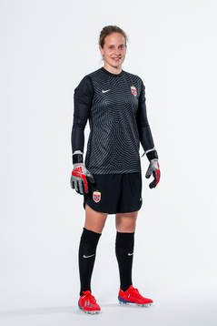 Goalkeeper Ida Norstrøm of the Norwegian women’s