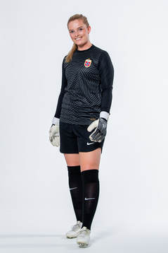 Goalkeeper Guro Pettersen of the Norwegian women’s
