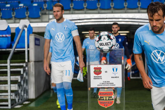 Ola Toivonen and Eric Larsson of Malmö FF
