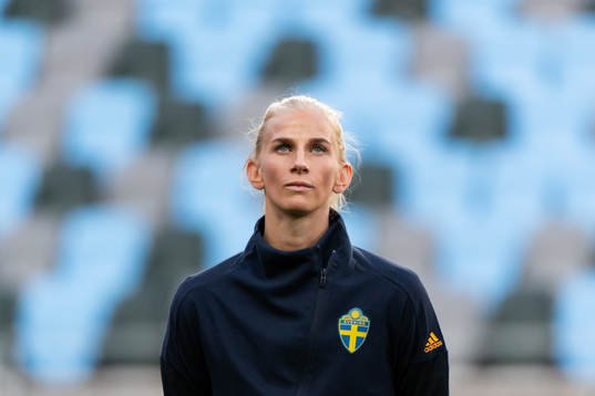 Sofia Jakobsson of Sweden at lineup ahead