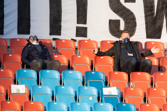 Sporting director Pontus Farnerud and assistant sporting