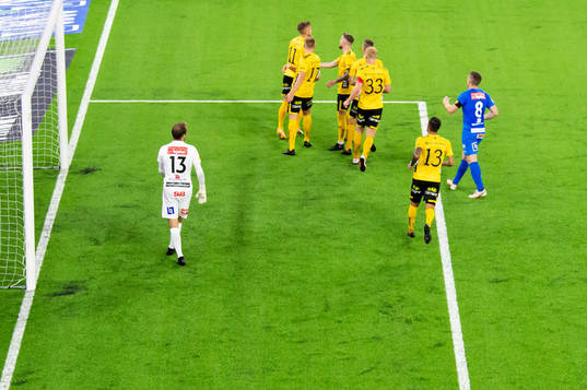 Elfsborgs spelare jublar