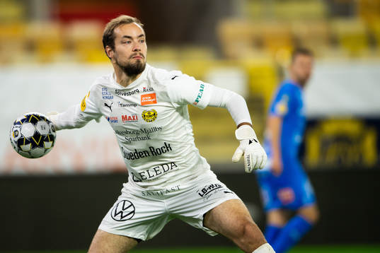 Mjällbys målvakt Carl-Johan Eriksson
