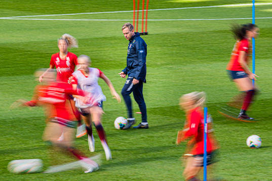 Martin Sjögren, head coach of the Norwegian women’s