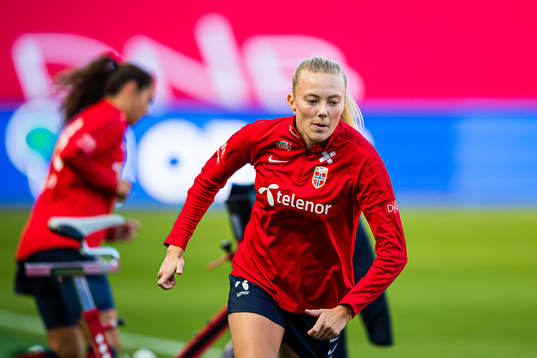 Synne Sofie Kinden Jensen of the Norwegian women’s