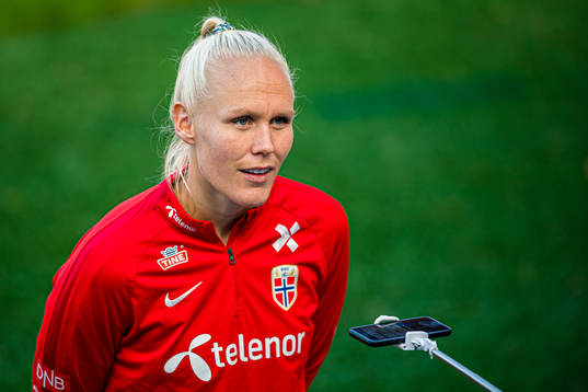 Maria Thorisdottir of the Norwegian women’s national