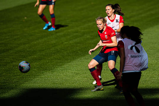 Julie Blakstad and Vilde Bøe Risa of the Norwegian