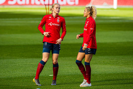Julie Blakstad and Celin Bizet Ildhusøy of the Norwegian
