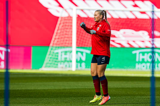 Lisa-Marie Karlseng Utland of the Norwegian women’s