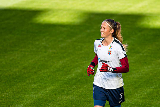 Cecilie Hauståker Fiskerstrand of the Norwegian women’s