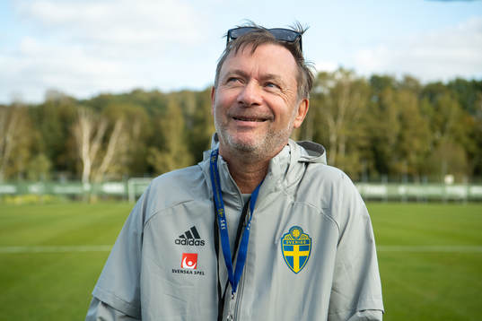 Peter Gerhardsson, head coach of Sweden