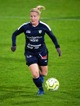 i dammatchen mellan FC Hessleholm och Näsum i Hässleholm