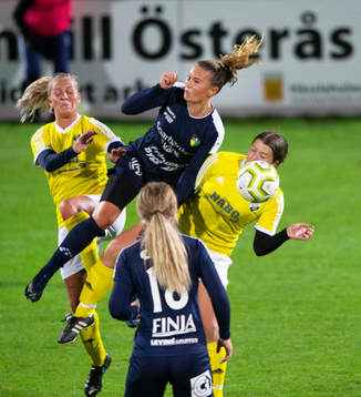 i dammatchen mellan FC Hessleholm och Näsum i Hässleholm