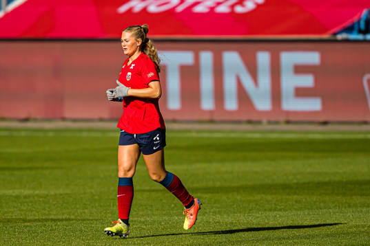 Lisa-Marie Karlseng Utland of the Norwegian women’s