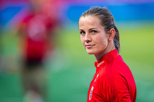 Tuva Hansen of the Norwegian women’s national football