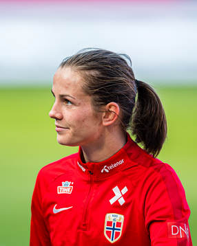 Tuva Hansen of the Norwegian women’s national football