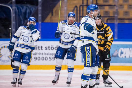 Leksands Daniel Gunnarsson jubel
