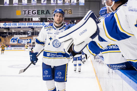 Leksands Daniel Gunnarsson jubel