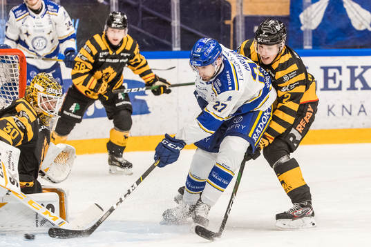 Leksands Marek Hrivík och Skellefteås Adam Wilsby