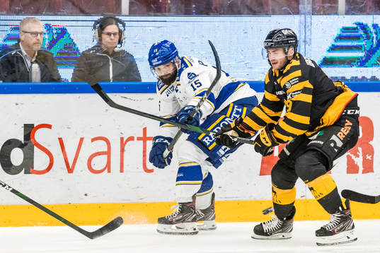 Leksands Otto Paajanen och Skellefteås Darren Nowick