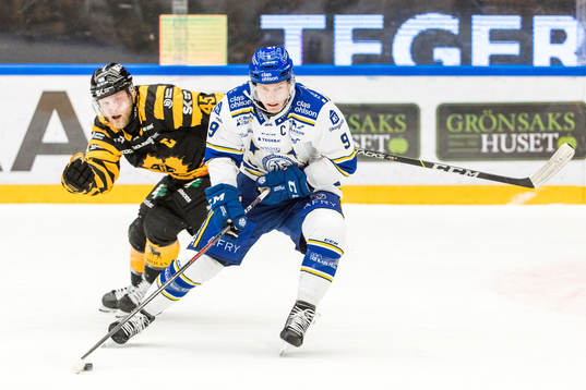 Skellefteås Oscar Möller och Leksands Patrik Zackrisson