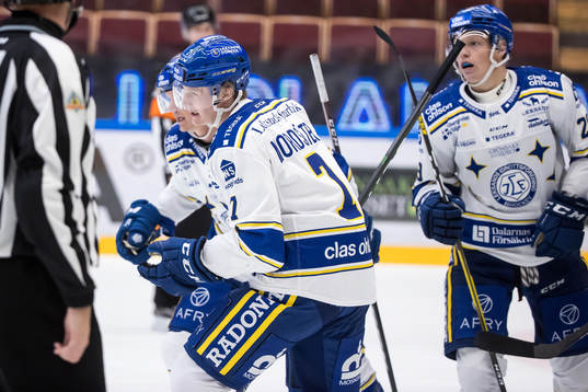 Leksands Lucas Nordsäter jubel