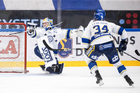 Leksands målvakt Janne Juvonen