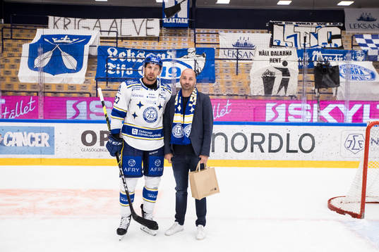Leksands Marek Hrivík matchens lirare