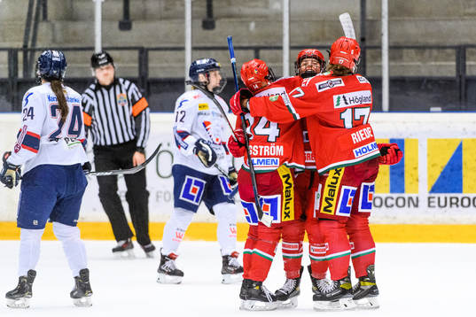 Modos spelare jublar