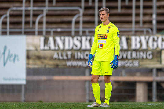 Landskronas målvakt Philip Mårtensson