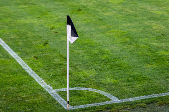 Hörnflagga på Landskrona IP