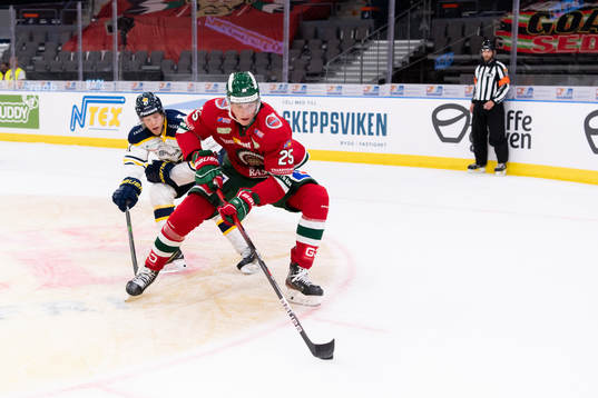 s Anton Karlsson och Frölundas Elmer Söderblom