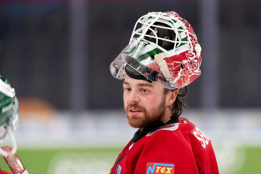 Frölundas målvakt Niklas Rubin