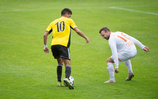 IFK Hässleholms Mustafa Owaid i matchen mellan IFK
