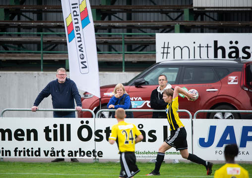i matchen mellan IFK Hässleholm och Älmeboda/Linneryd i